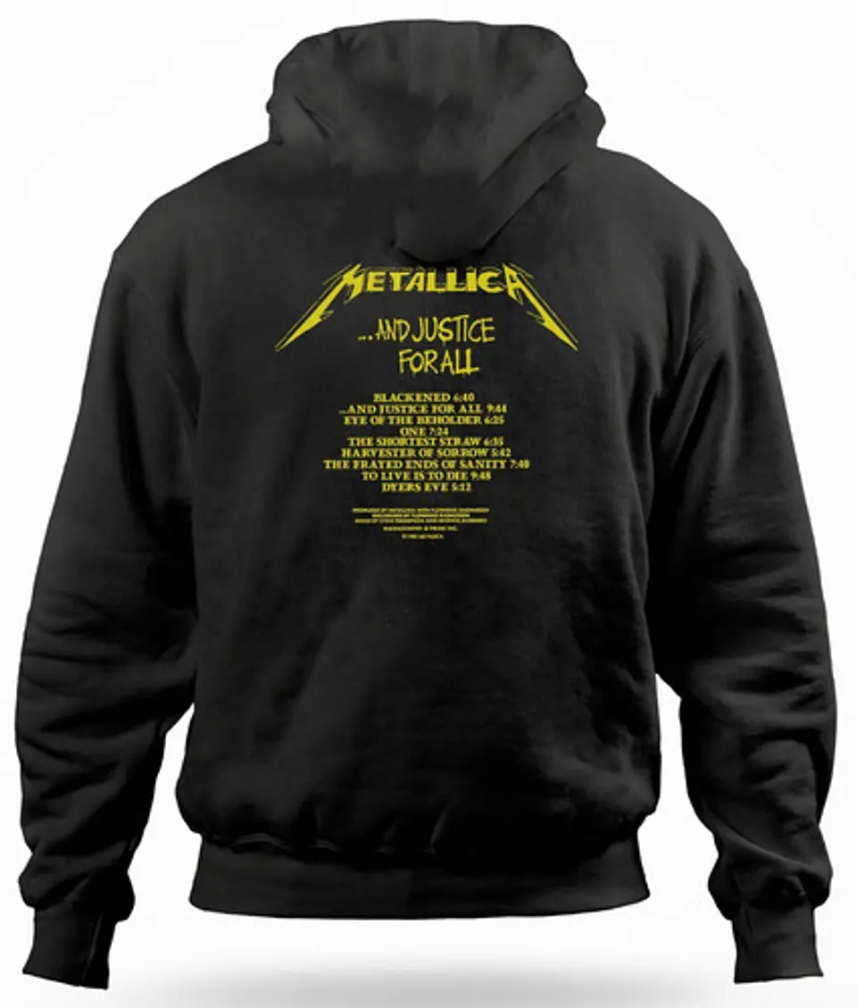 Polerón Canguro Metallica - And Justice For All | Metal 2