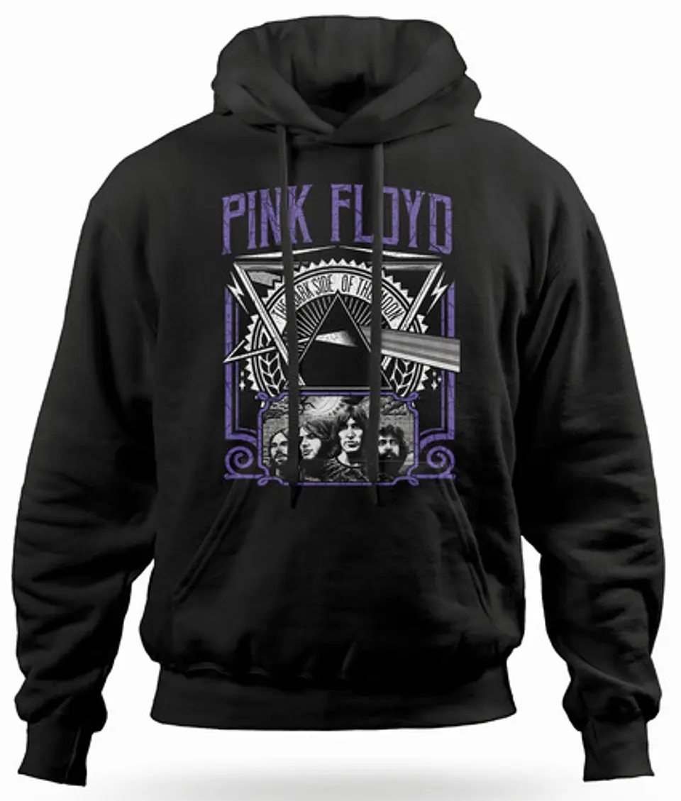 Polerón Canguro Pink Floyd - Dark Side | Rock 1