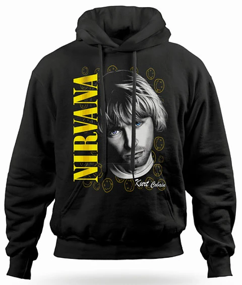 Polerón Canguro Nirvana - Kurt Cobain | Rock