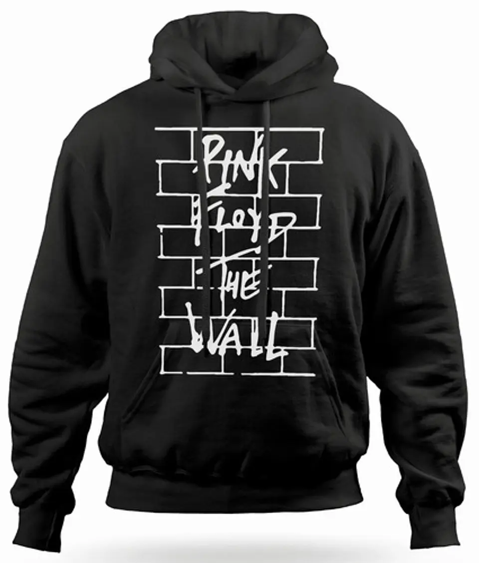 Polerón Canguro Pink Floyd - The Wall / White | Rock 1