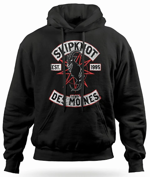 Polerón Canguro Slipknot - Des Moines | Metal