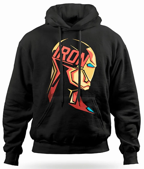 Polerón Canguro Marvel - Iron Man - Perfil | Música