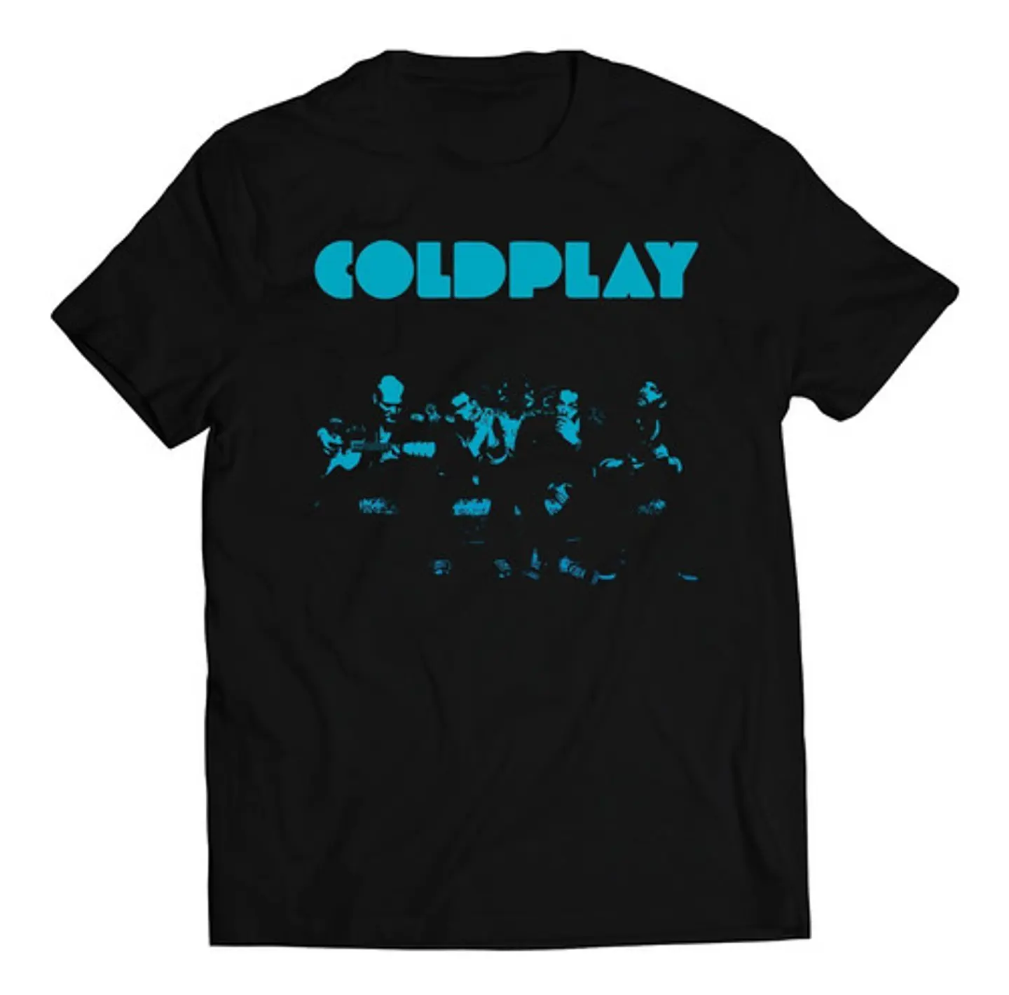 Polera Coldplay - Band In Blue | Indie Rock 1
