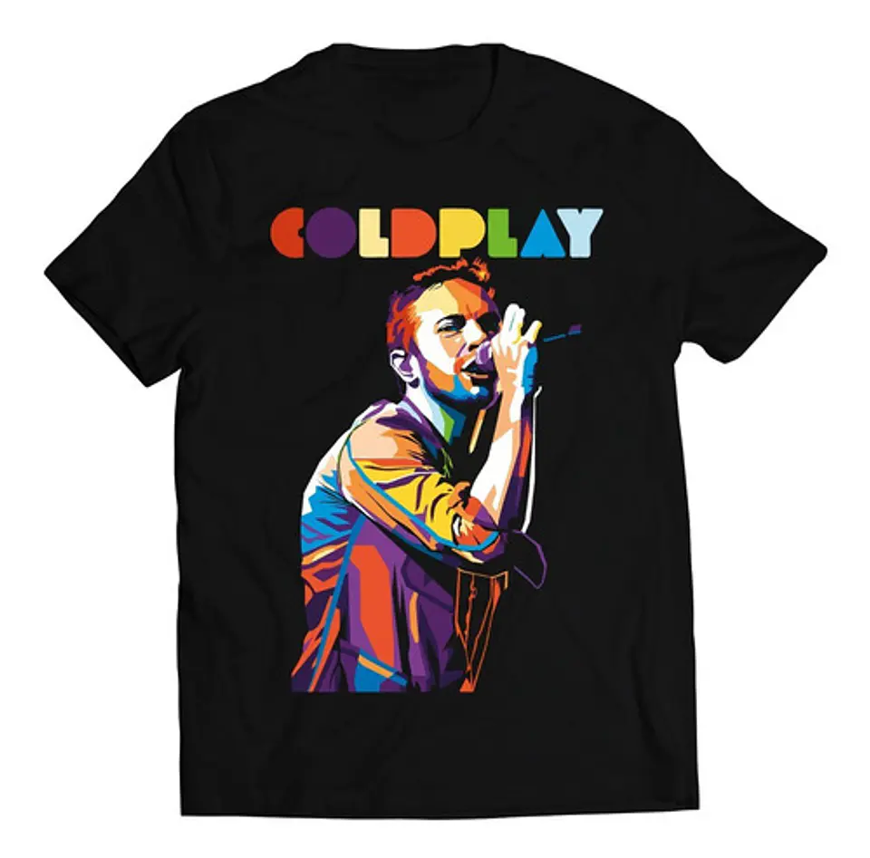 Polera Coldplay - Singing Full Color | Indie Rock 1