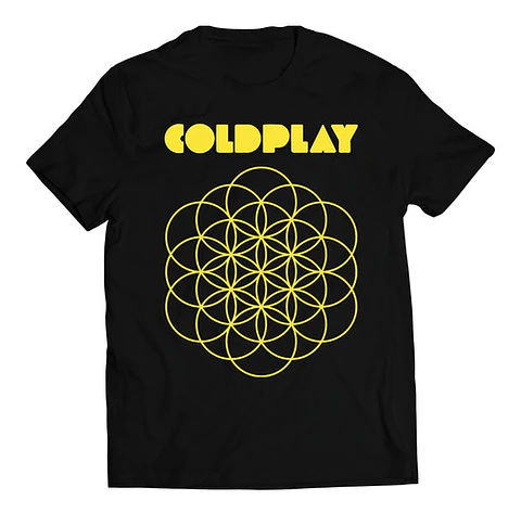 Polera Coldplay - Yellow | Indie Rock