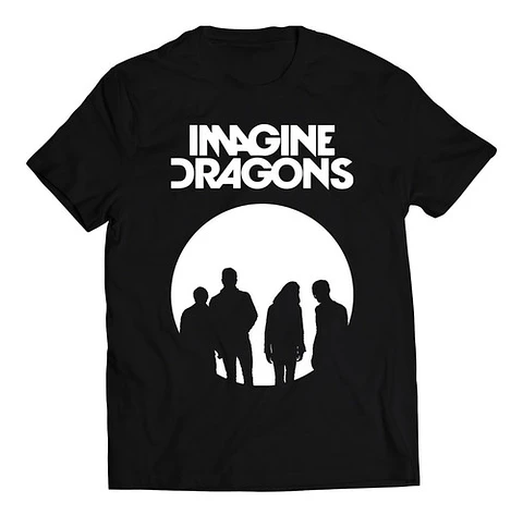 Polera Imagine Dragons - White Moon | Indie Rock