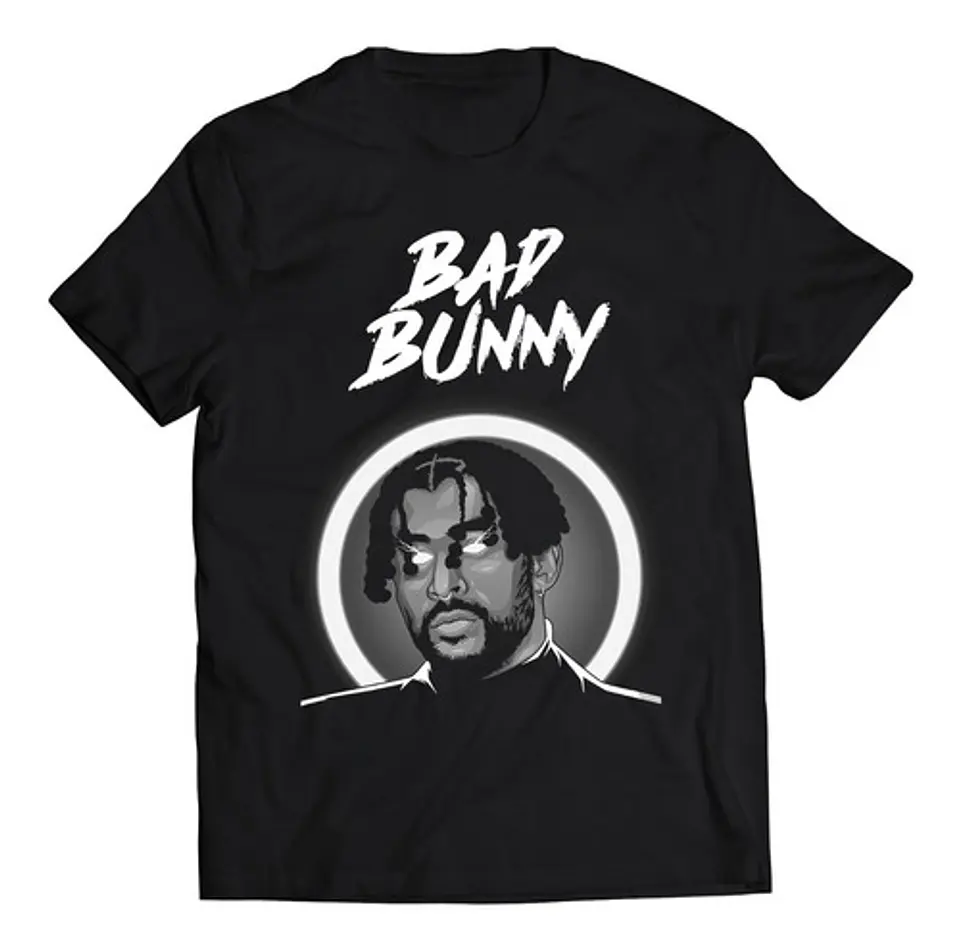 Polera Bad Bunny - Black N White | Hip-Hop / Rap 1