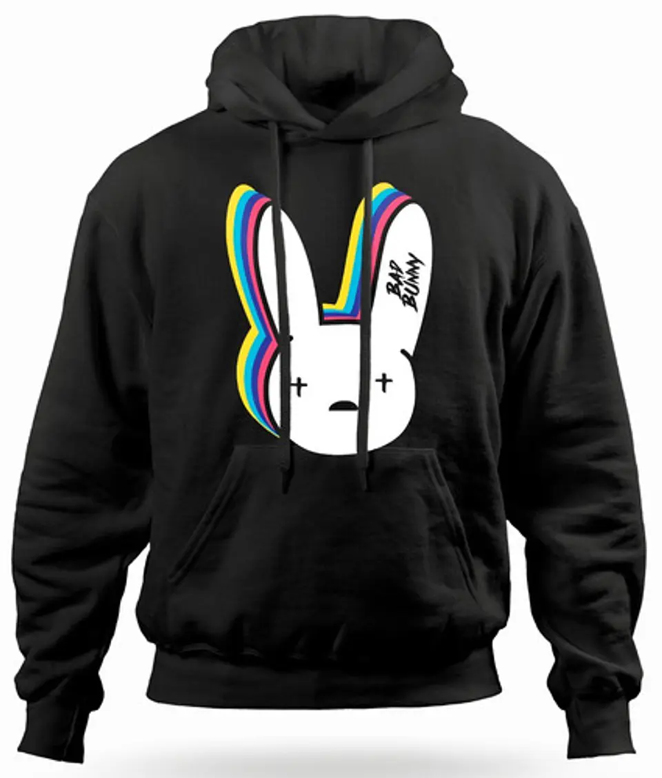 Polerón Canguro Bad Bunny - Bunny Logo | Hip-Hop / Rap 1
