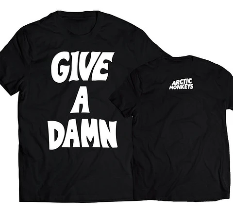 Polera Arctic Monkeys - Give A Damn (la Que Usa Alex Turner) | Indie Rock