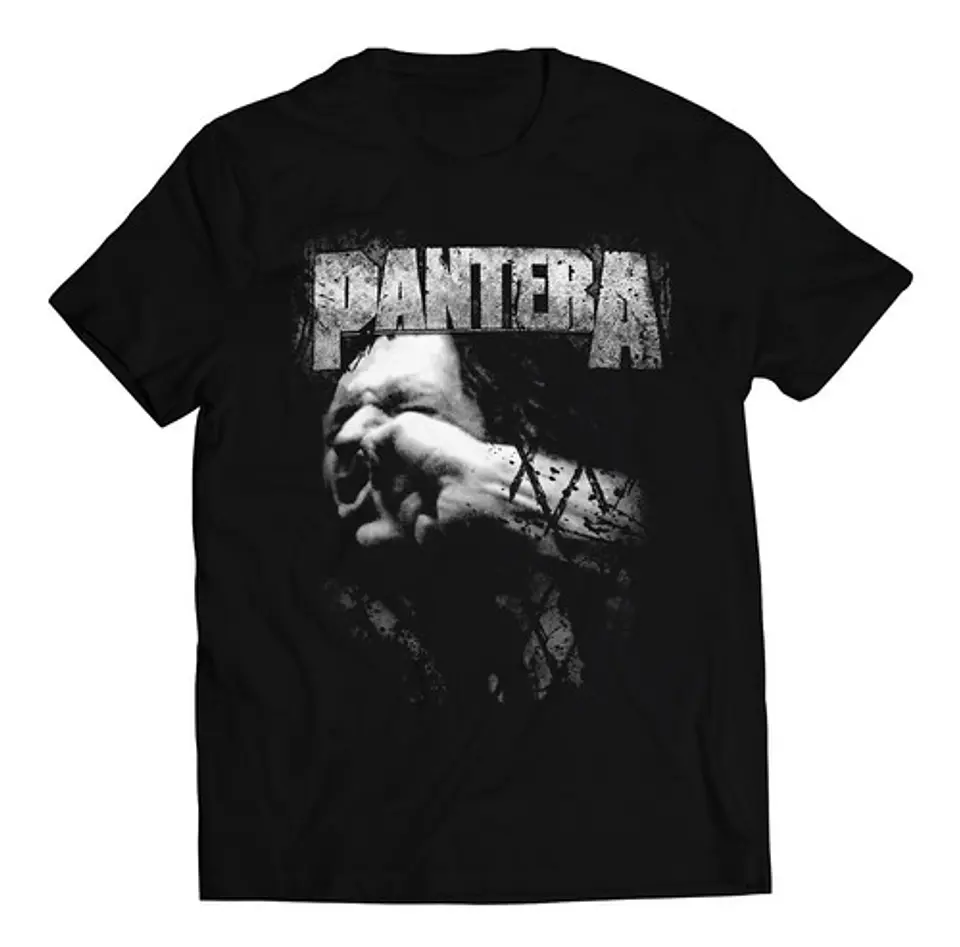 Polera Pantera  - Vulgar Display Of Power White | Metal 1