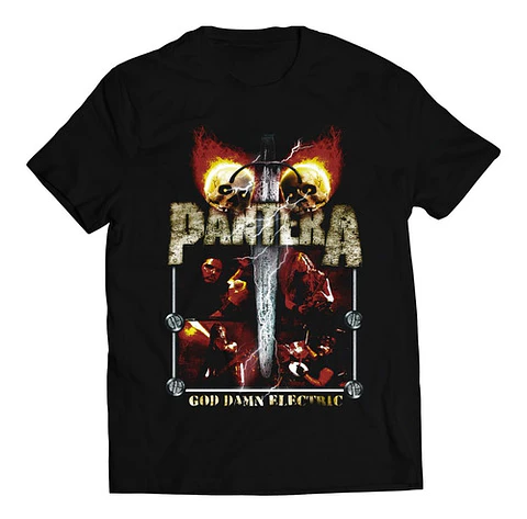 Polera Pantera  - God Damn Electric | Metal