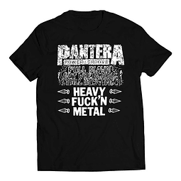 Polera Pantera  - Heavy Fuck'n Metal