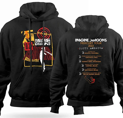 Polerón Canguro Imagine Dragons - Mercury Tour Fechas Sudamérica Alt | Indie Rock