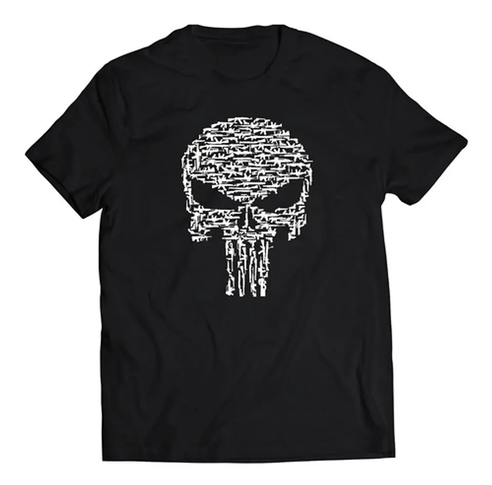 Polera Marvel The Punisher - Logo Armas | Estilo Exclusivo 1