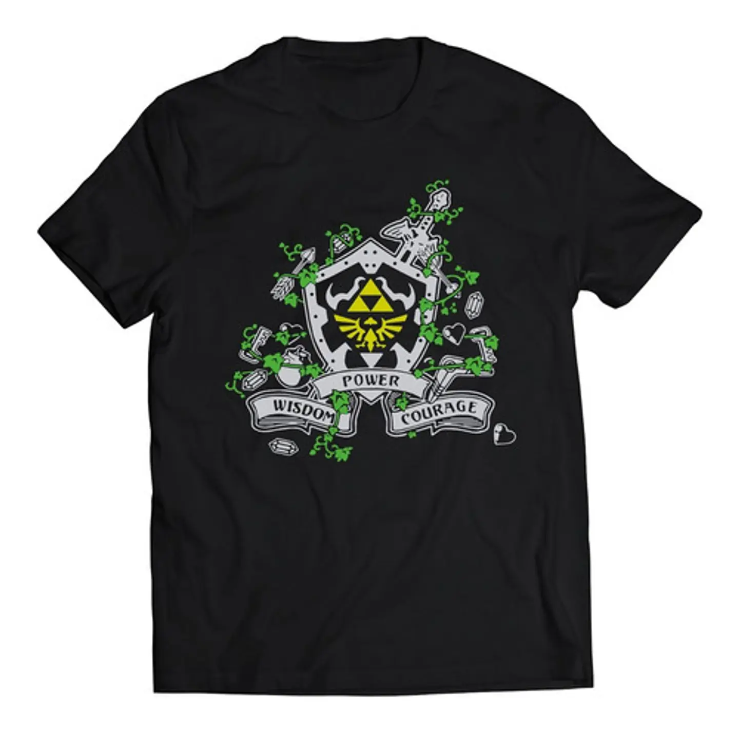 Polera The Legend of Zelda - Power, Wisdom, Courage | Ropa Gamer 1