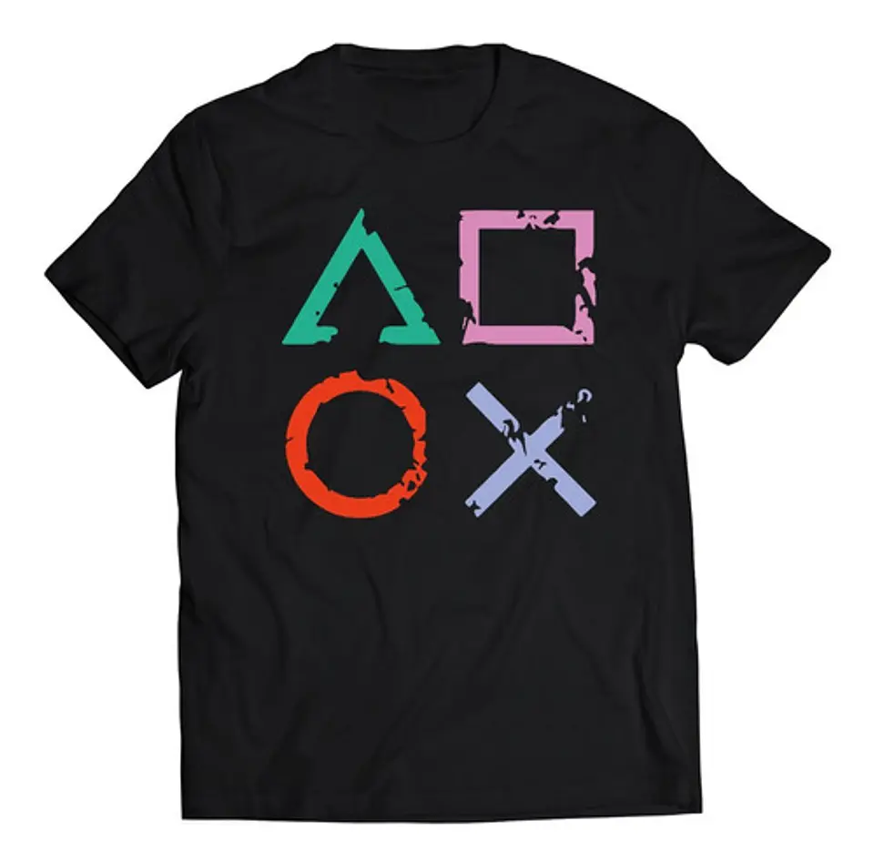 Polera Playstation - Íconos | Ropa Gamer 1