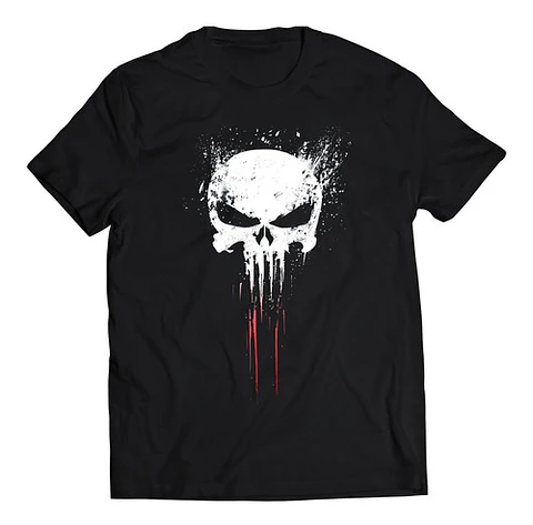 Polera Marvel The Punisher - Logo Sangre | Estilo Exclusivo