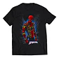 Polera Marvel Spider-man - Fondo Telaraña Azúl | Música - Miniatura 1
