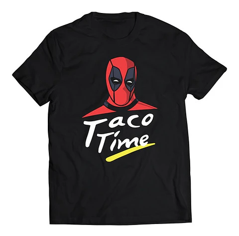 Polera Marvel Deadpool - Taco Time | Música