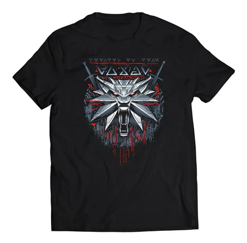 Polera The Witcher - Wolf | Ropa Gamer 1