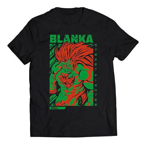 Polera Street Fighter - Blanka | Ropa Gamer