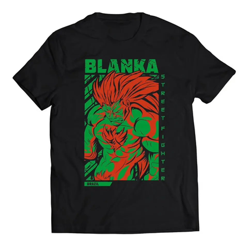 Polera Street Fighter - Blanka | Ropa Gamer 1