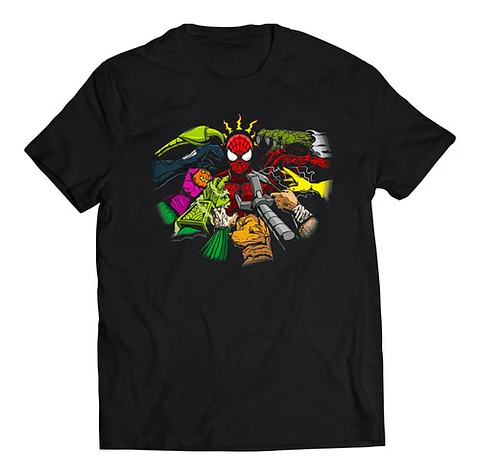 Polera Marvel Spider-man - Conferencia De Enemigos | Música