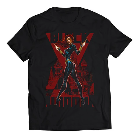 Polera Marvel - Black Widow | Música