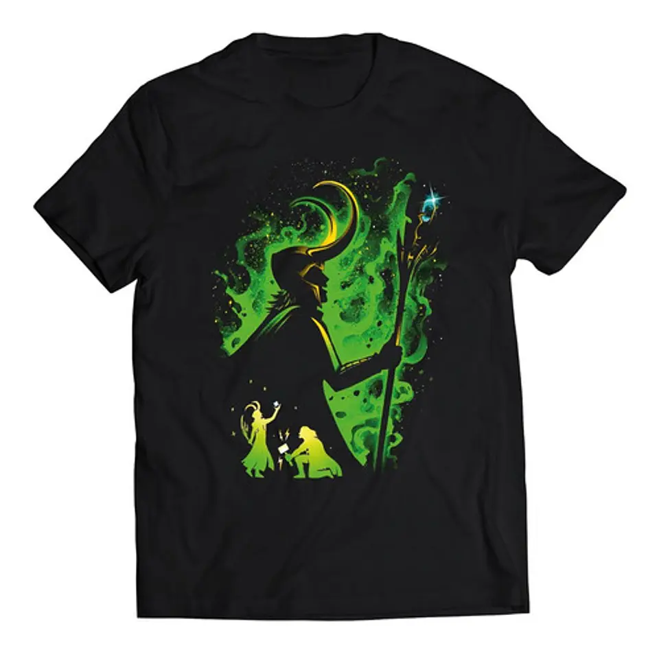 Polera Marvel Loki - Kneel Before Me | Estilo Exclusivo 1