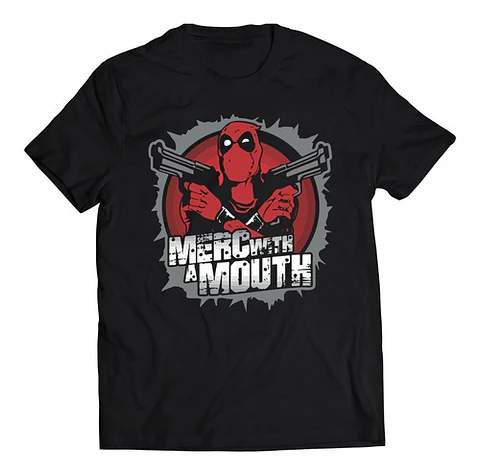 Polera Marvel Deadpool - Merc With A Mouth | Música