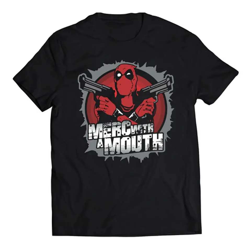 Polera Marvel Deadpool - Merc With A Mouth | Música 1