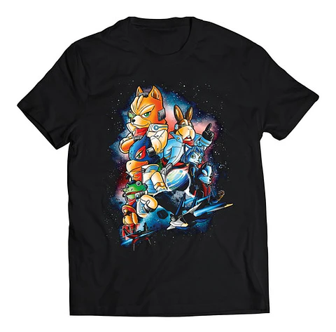 Polera Star Fox - Galactic Gang | Ropa Gamer