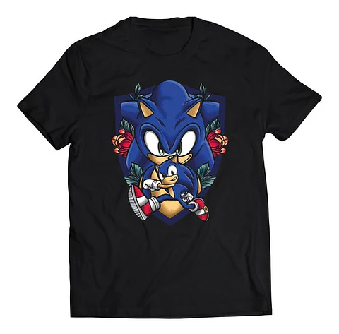 Polera Sonic - Rose Hedgehog | Ropa Gamer