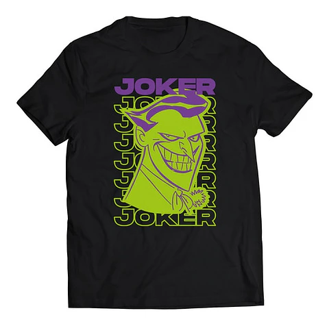 Polera Dc Joker - Fondo Verde | Música