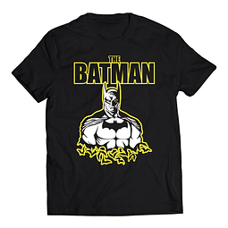 Polera Dc Batman - Amarillo Y Blanco