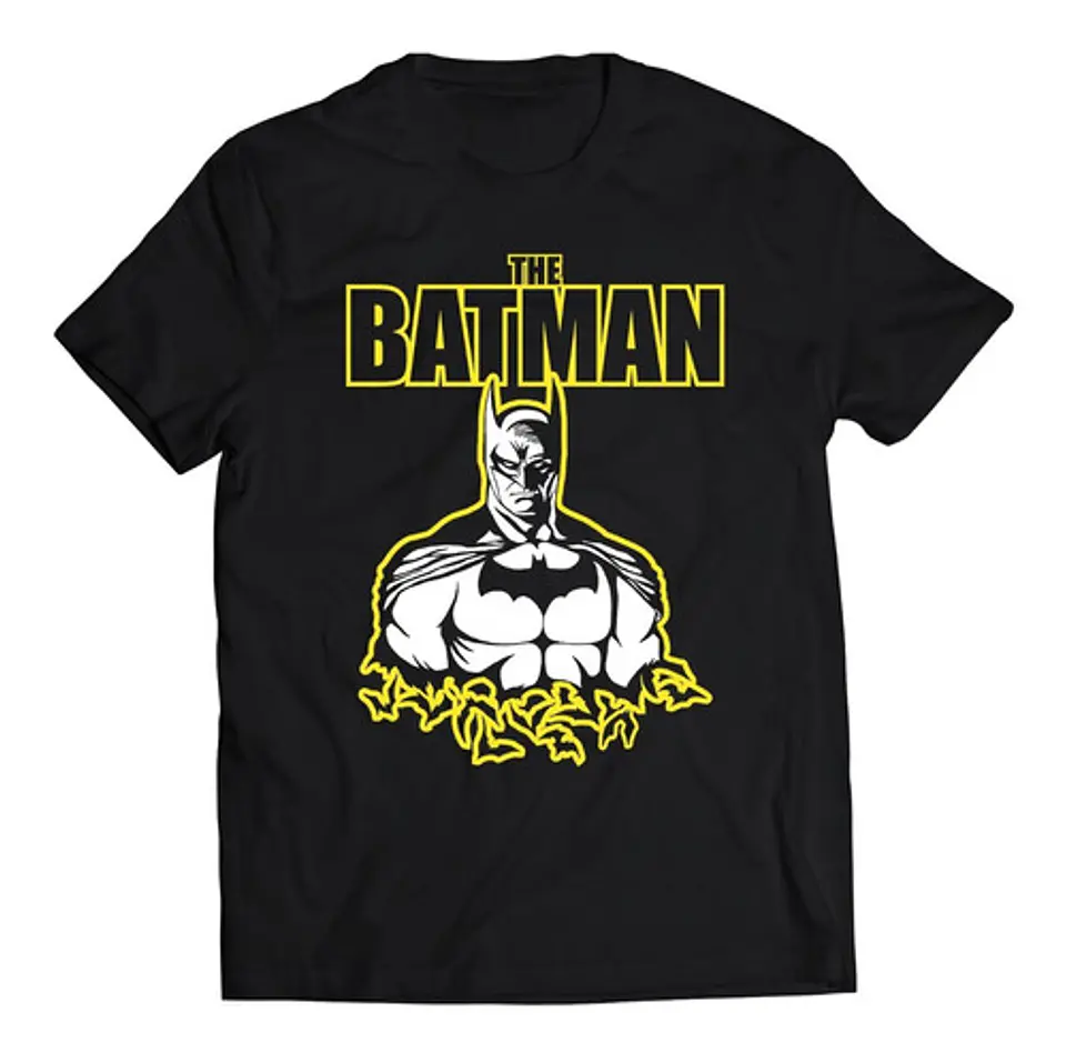 Polera Dc Batman - Amarillo Y Blanco | Estilo Exclusivo 1