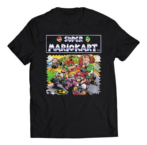 Polera Mario Kart - Retro | Ropa Gamer