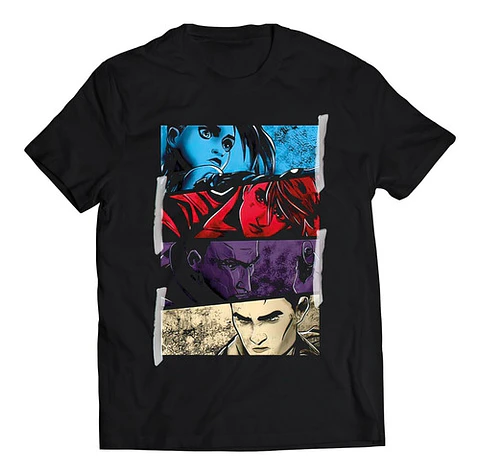 Polera League Of Legends - Jinx, Vi, Silco, Jayce | Ropa Gamer