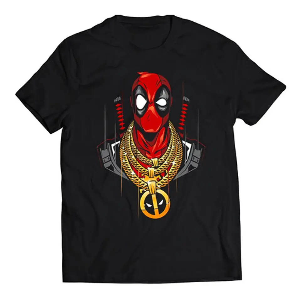 Polera Marvel Deadpool - Bling Bling | Música 1