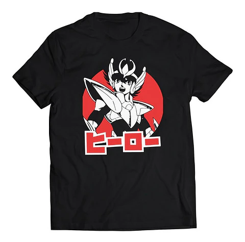 Polera Saint Seiya Circulo Rojo | Anime Japonés