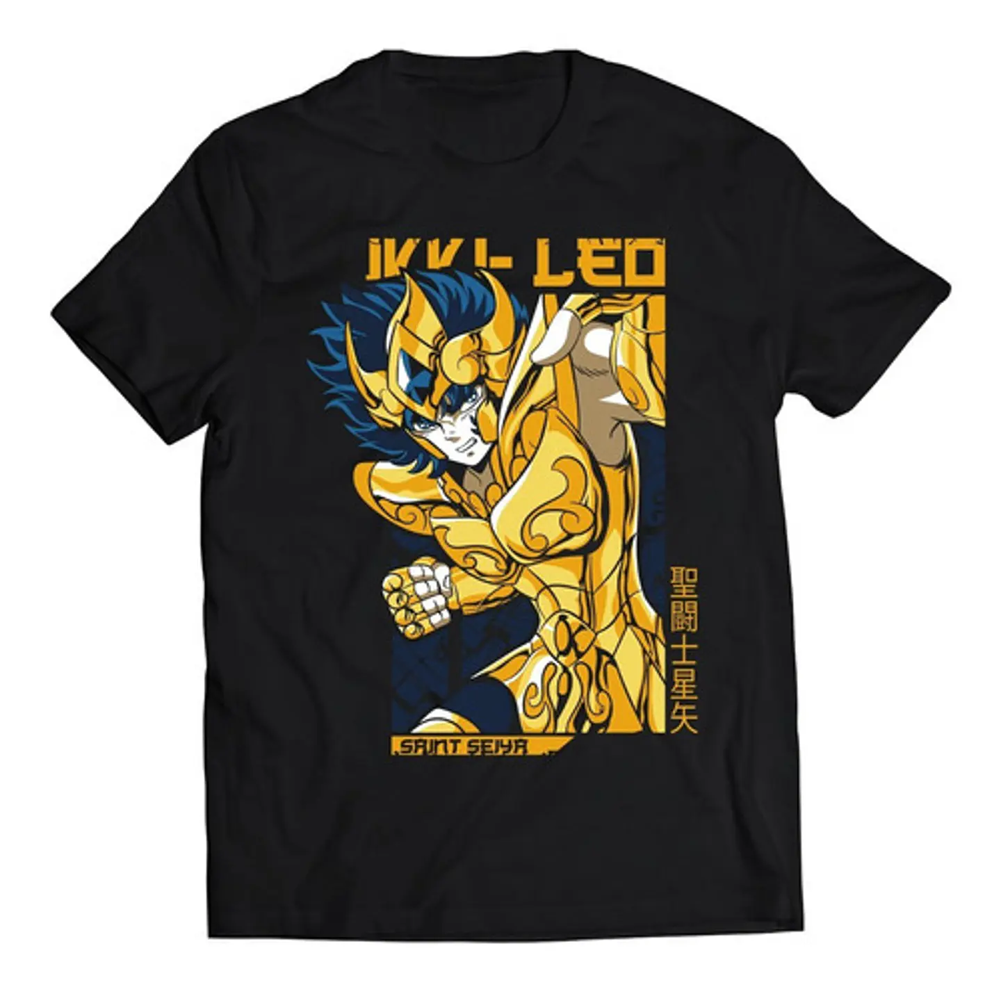 Polera Saint Seiya Ikki Armadura Leo | Anime Japonés 1