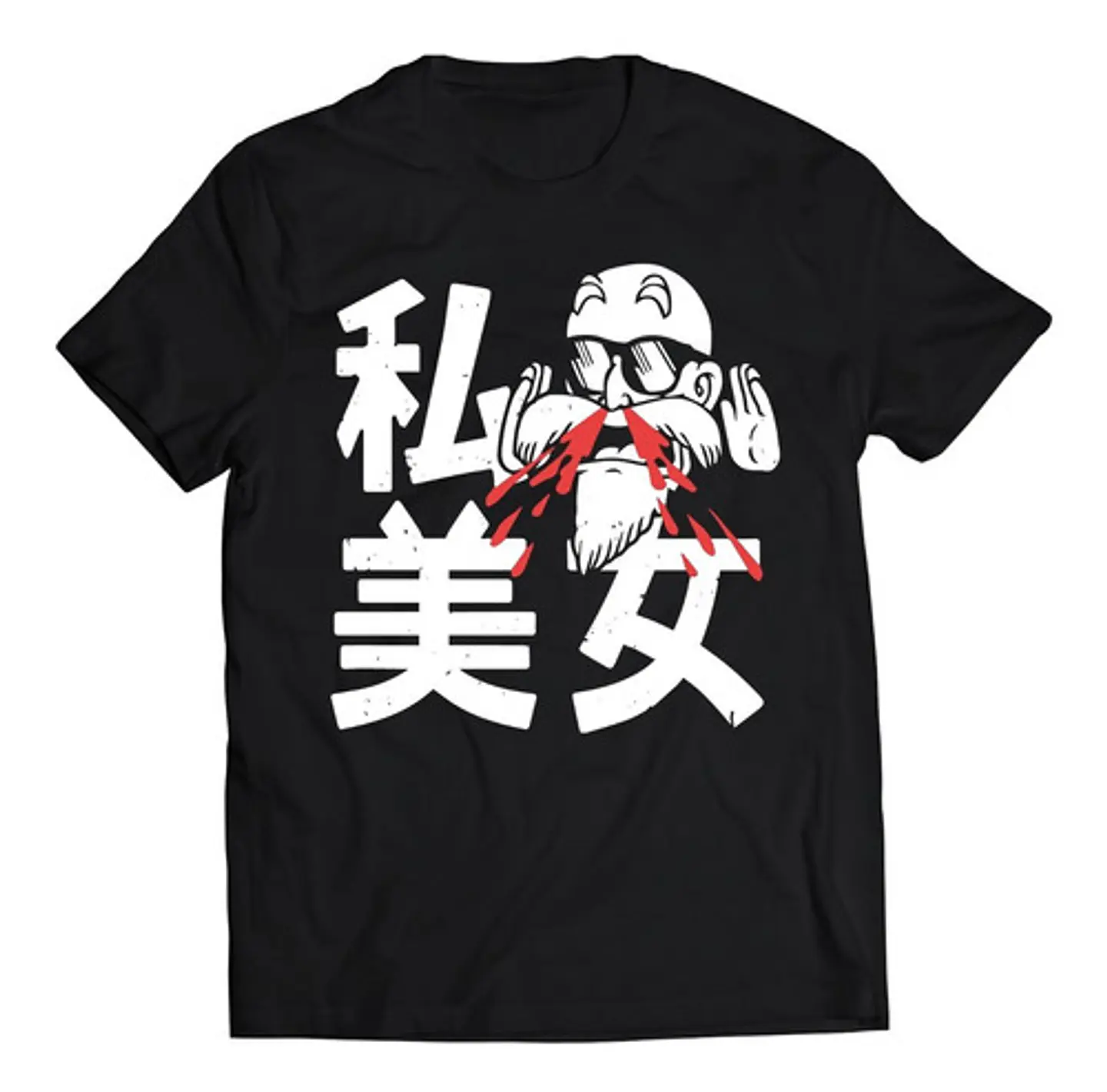 Polera Dragon Ball Maestro Roshi Sangre De Nariz | Anime Japonés 1