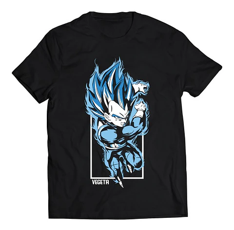 Polera Dragon Ball Vegeta Blue | Anime Japonés