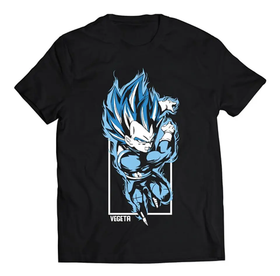 Polera Dragon Ball Vegeta Blue | Anime Japonés 1