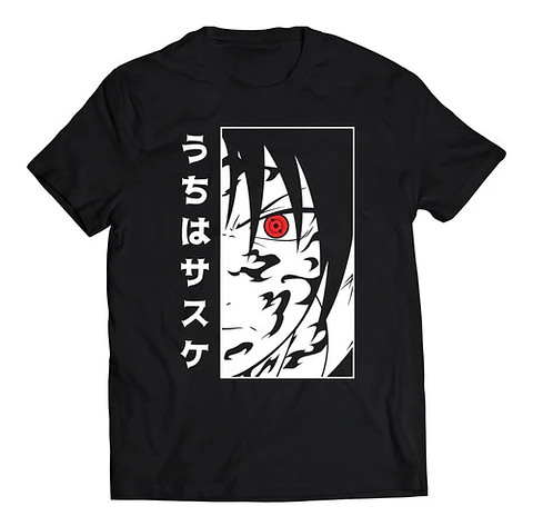 Polera Sasuke Marca Maldición | Anime Japonés