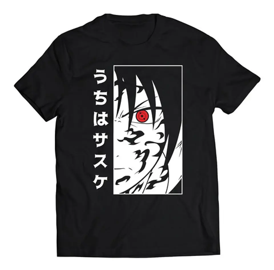 Polera Sasuke Marca Maldición | Anime Japonés 1
