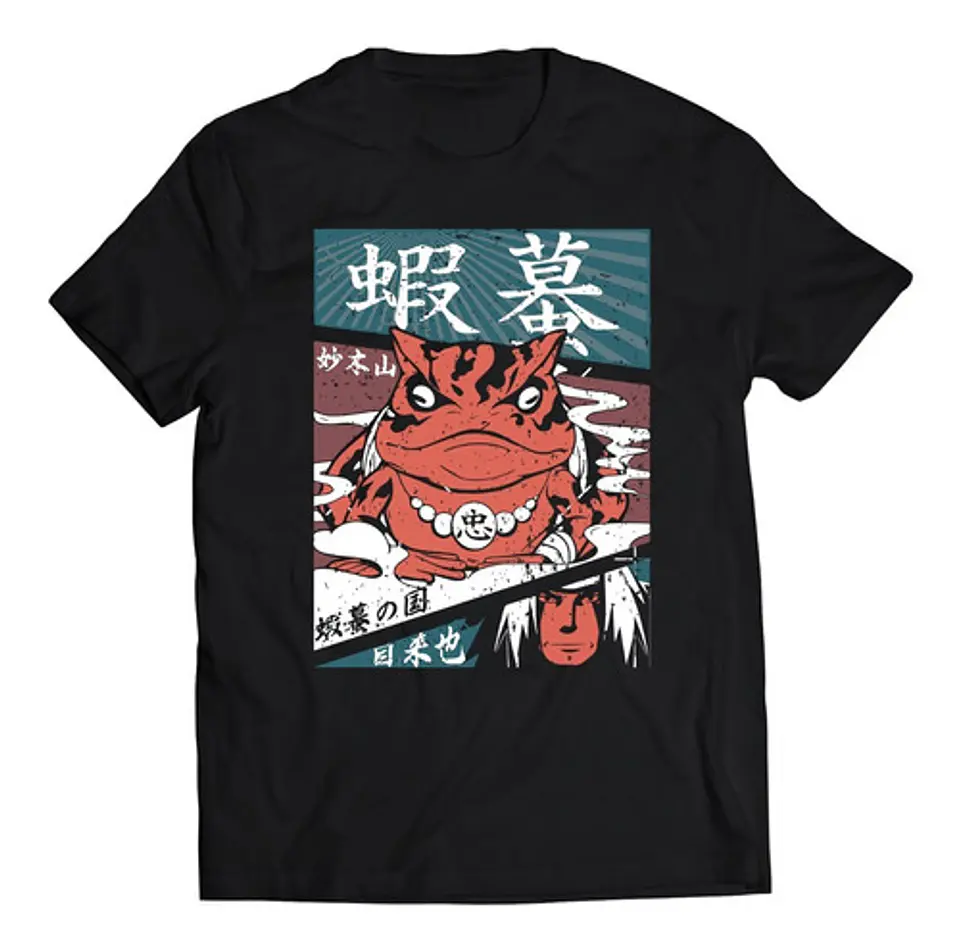 Polera Naruto Jiraiya Sapo | Anime Japonés 1