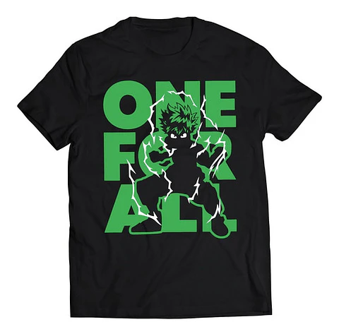 Polera My Hero Academia Deku One For All | Anime Japonés