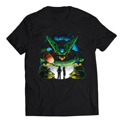 Polera Dragon Ball Cell Y Los Androides | Anime Japonés