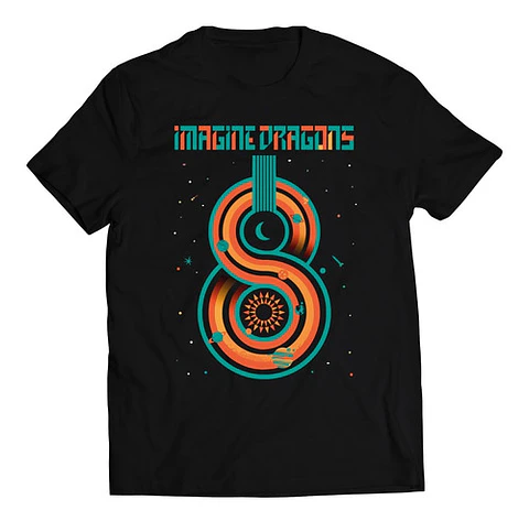 Polera Imagine Dragons - 8 Guitar | Indie Rock